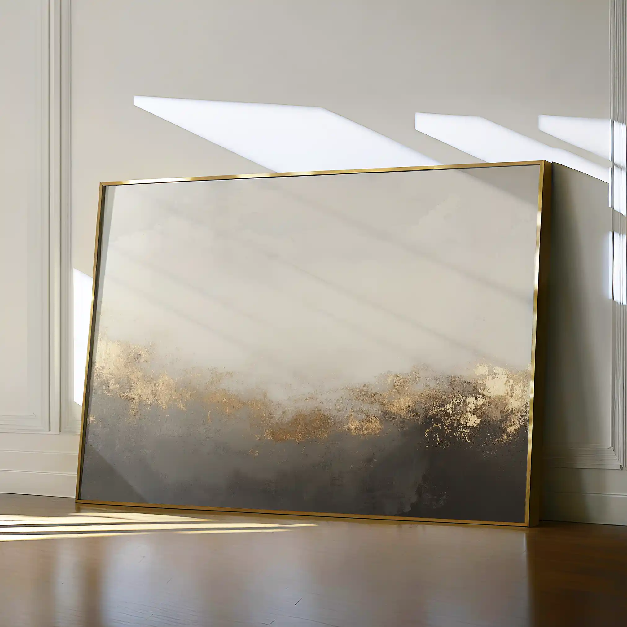 Abstract 523 Canvas Art 18" x 24" / 45 x 60 cm / Black
