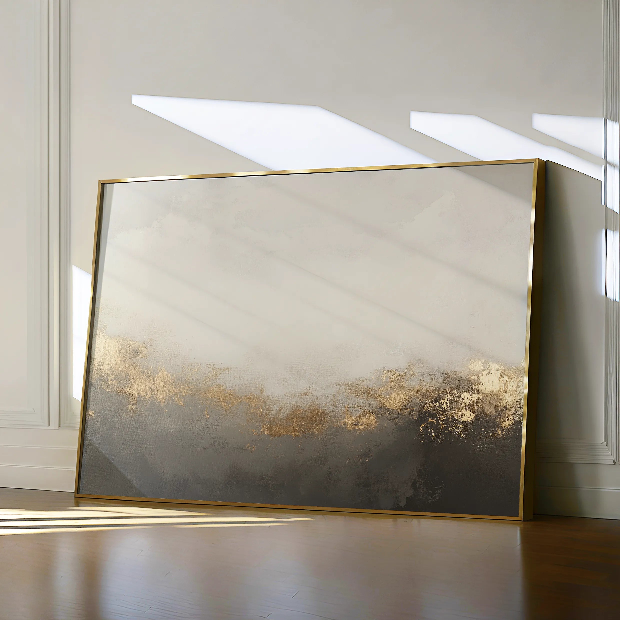 Abstract 523 Canvas Art 18" x 24" / 45 x 60 cm / Black