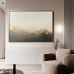 Abstract 523 Canvas Art 60 x 40 cm / Black