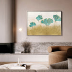 Floral 523 Canvas Art 18" x 24" / 45 x 60 cm / Black