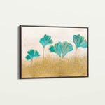 Floral 523 Canvas Art 18" x 24" / 45 x 60 cm / Black