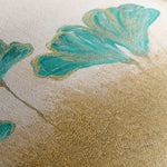 Floral 523 Canvas Art 18" x 24" / 45 x 60 cm / Black