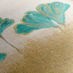 Floral 523 Canvas Art 60 x 40 cm / Black