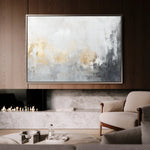 Abstract 524 Canvas Art 18" x 24" / 45 x 60 cm / Black