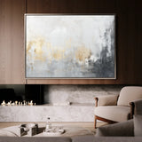 Abstract 524 Canvas Art 18" x 24" / 45 x 60 cm / Black