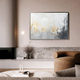 Abstract 524 Canvas Art 18" x 24" / 45 x 60 cm / Black