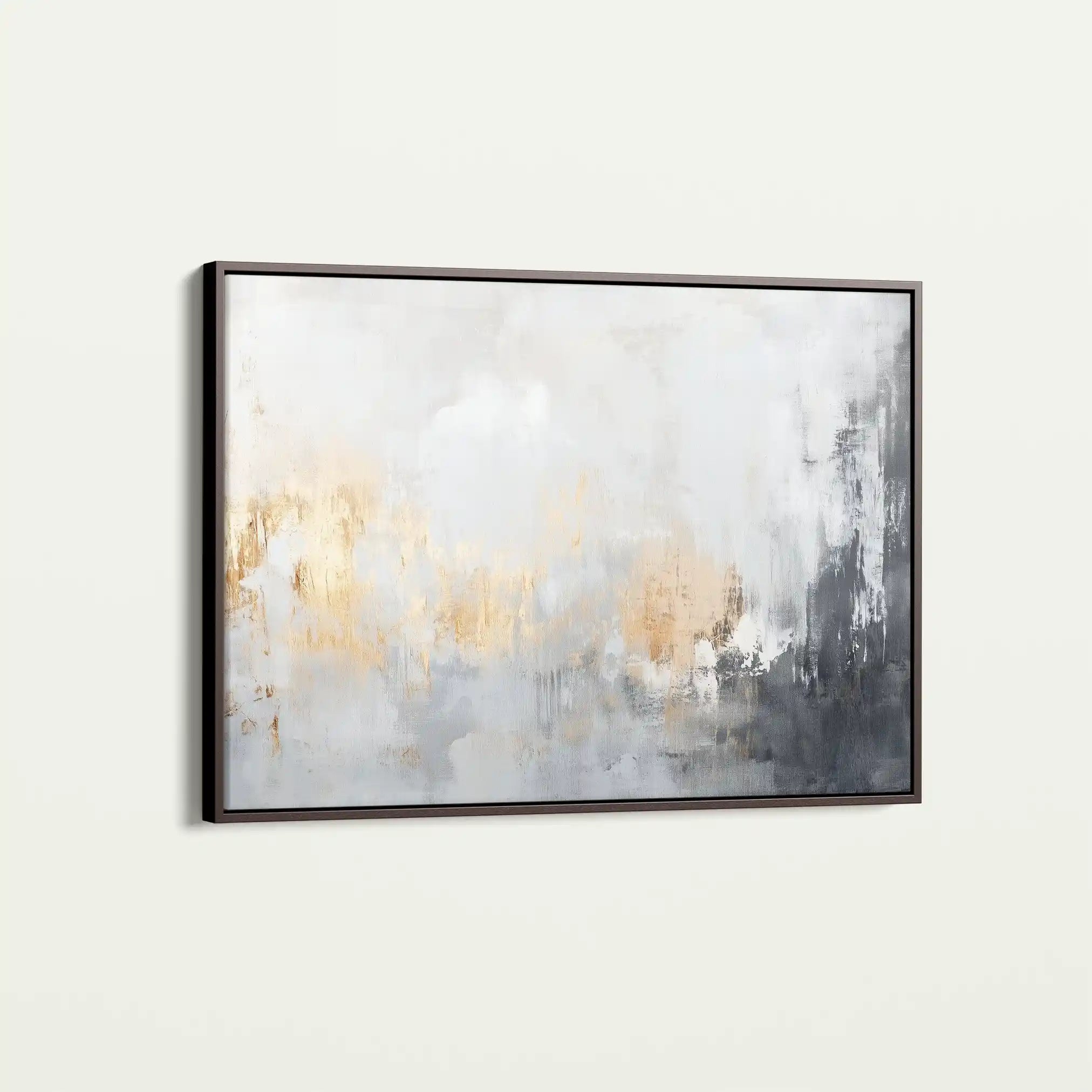 Abstract 524 Canvas Art 18" x 24" / 45 x 60 cm / Black