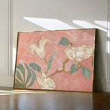 Floral 524 Canvas Art 18" x 24" / 45 x 60 cm / Black