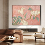 Floral 524 Canvas Art 18" x 24" / 45 x 60 cm / Black