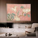 Floral 524 Canvas Art 18" x 24" / 45 x 60 cm / Black