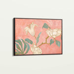 Floral 524 Canvas Art 18" x 24" / 45 x 60 cm / Black