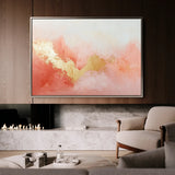 Abstract 525 Canvas Art 18" x 24" / 45 x 60 cm / Black