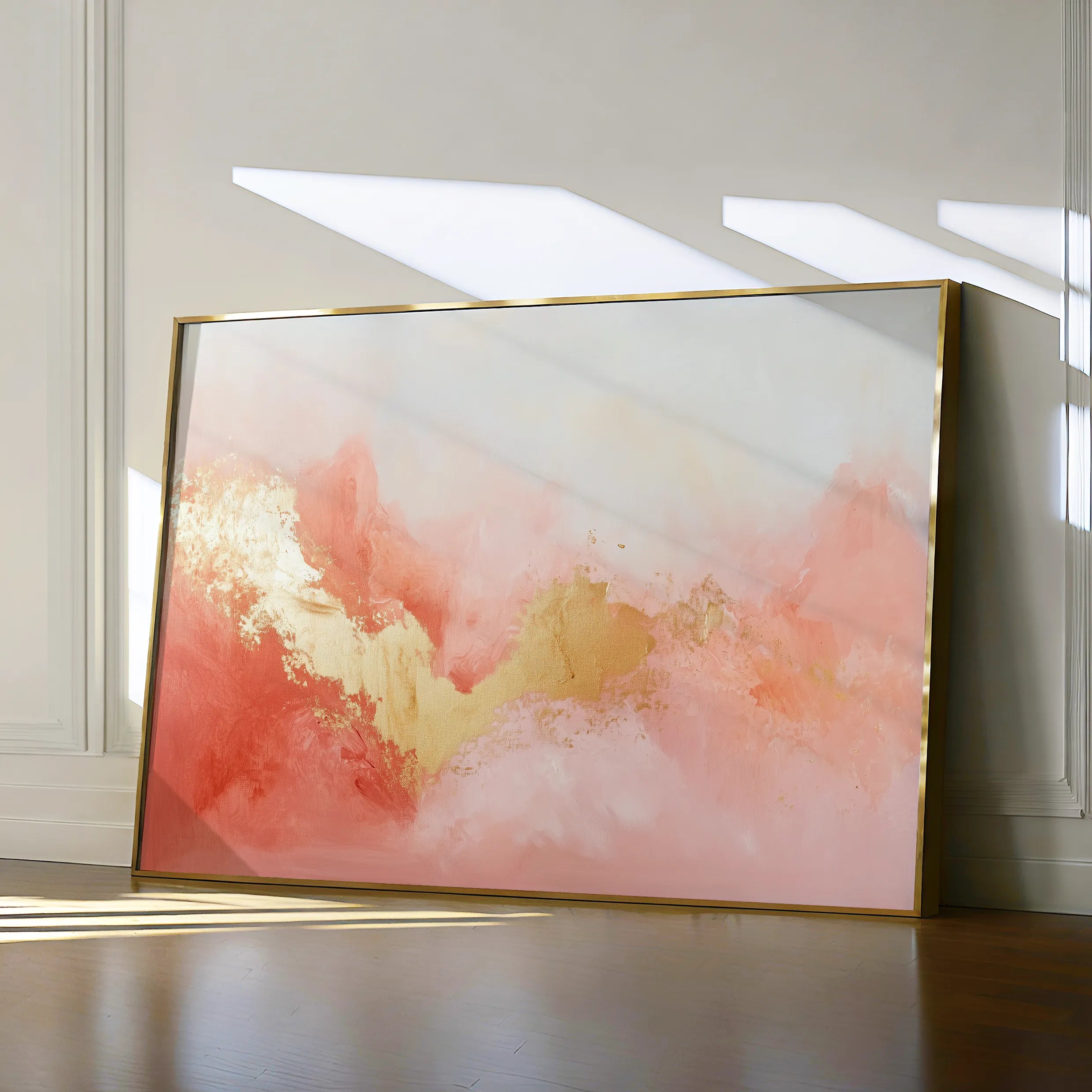 Abstract 525 Canvas Art 18" x 24" / 45 x 60 cm / Black
