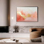 Abstract 525 Canvas Art 18" x 24" / 45 x 60 cm / Black