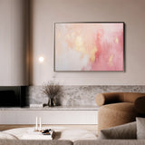 Abstract 526 Canvas Art 18" x 24" / 45 x 60 cm / Black