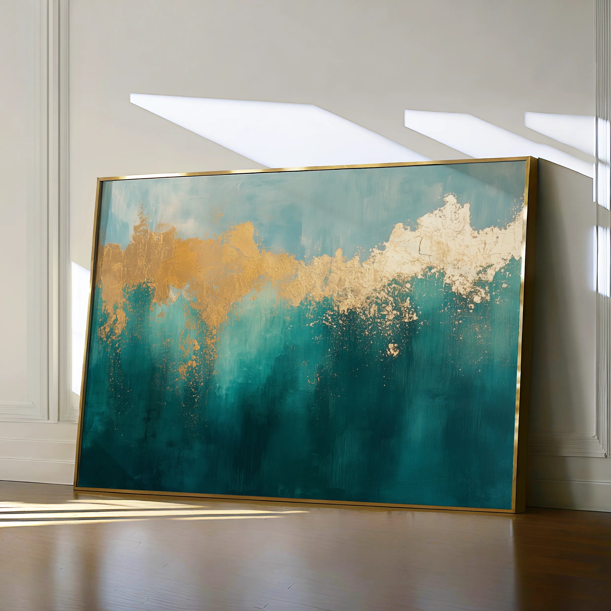 Abstract 527 Canvas Art 18" x 24" / 45 x 60 cm / Black