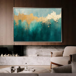 Abstract 527 Canvas Art 18" x 24" / 45 x 60 cm / Black