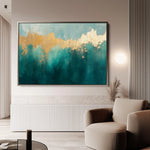Abstract 527 Canvas Art 18" x 24" / 45 x 60 cm / Black