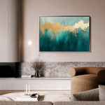 Abstract 527 Canvas Art 18" x 24" / 45 x 60 cm / Black