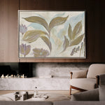 Floral 527 Canvas Art 18" x 24" / 45 x 60 cm / Black