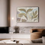 Floral 527 Canvas Art 18" x 24" / 45 x 60 cm / Black
