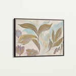 Floral 527 Canvas Art 60 x 40 cm / Black
