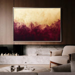 Abstract 528 Canvas Art 18" x 24" / 45 x 60 cm / Black