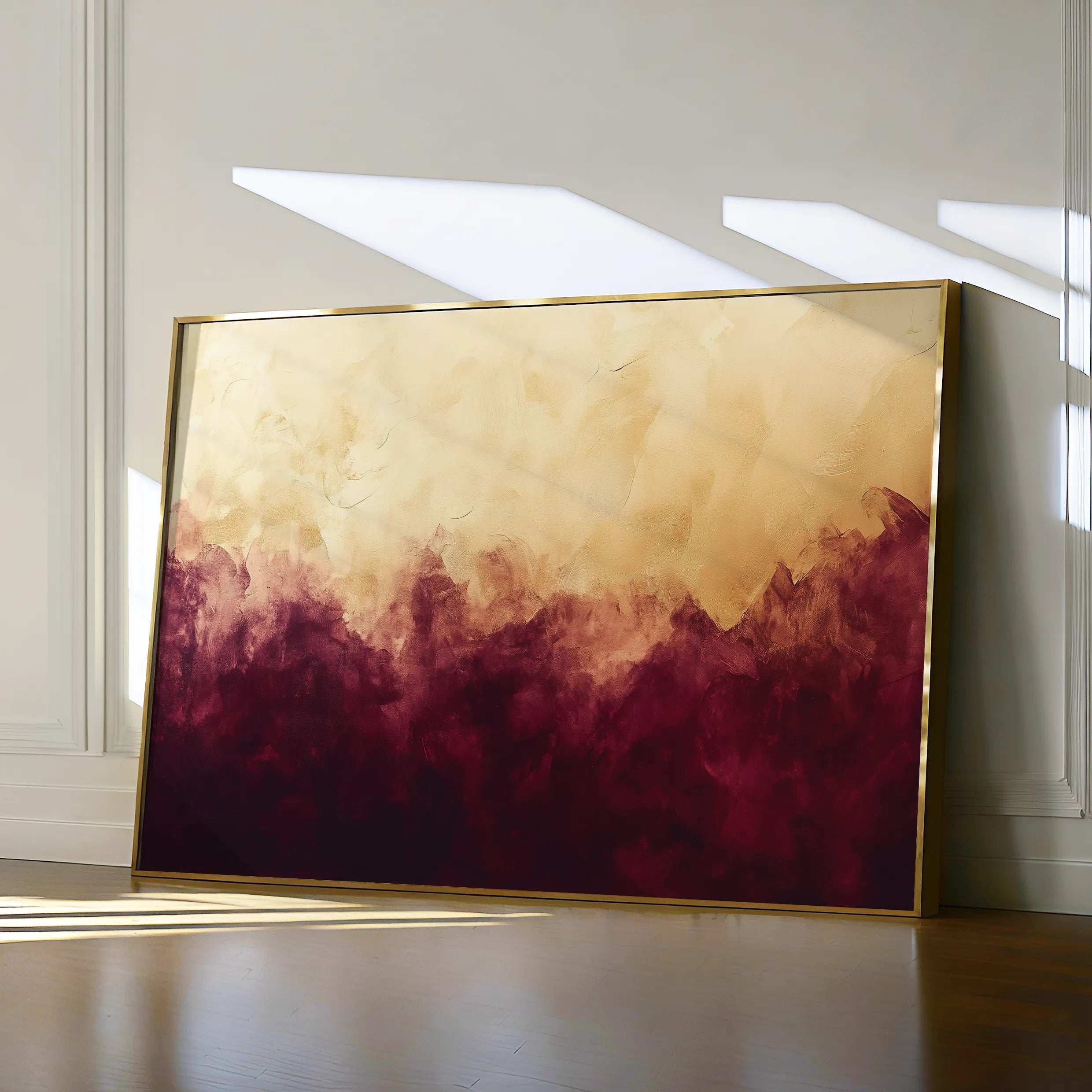 Abstract 528 Canvas Art 18" x 24" / 45 x 60 cm / Black