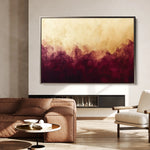 Abstract 528 Canvas Art 18" x 24" / 45 x 60 cm / Black
