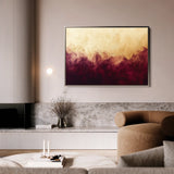 Abstract 528 Canvas Art 18" x 24" / 45 x 60 cm / Black