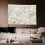 Floral 528 Canvas Art 18" x 24" / 45 x 60 cm / Black