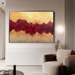 Abstract 529 Canvas Art 18" x 24" / 45 x 60 cm / Black