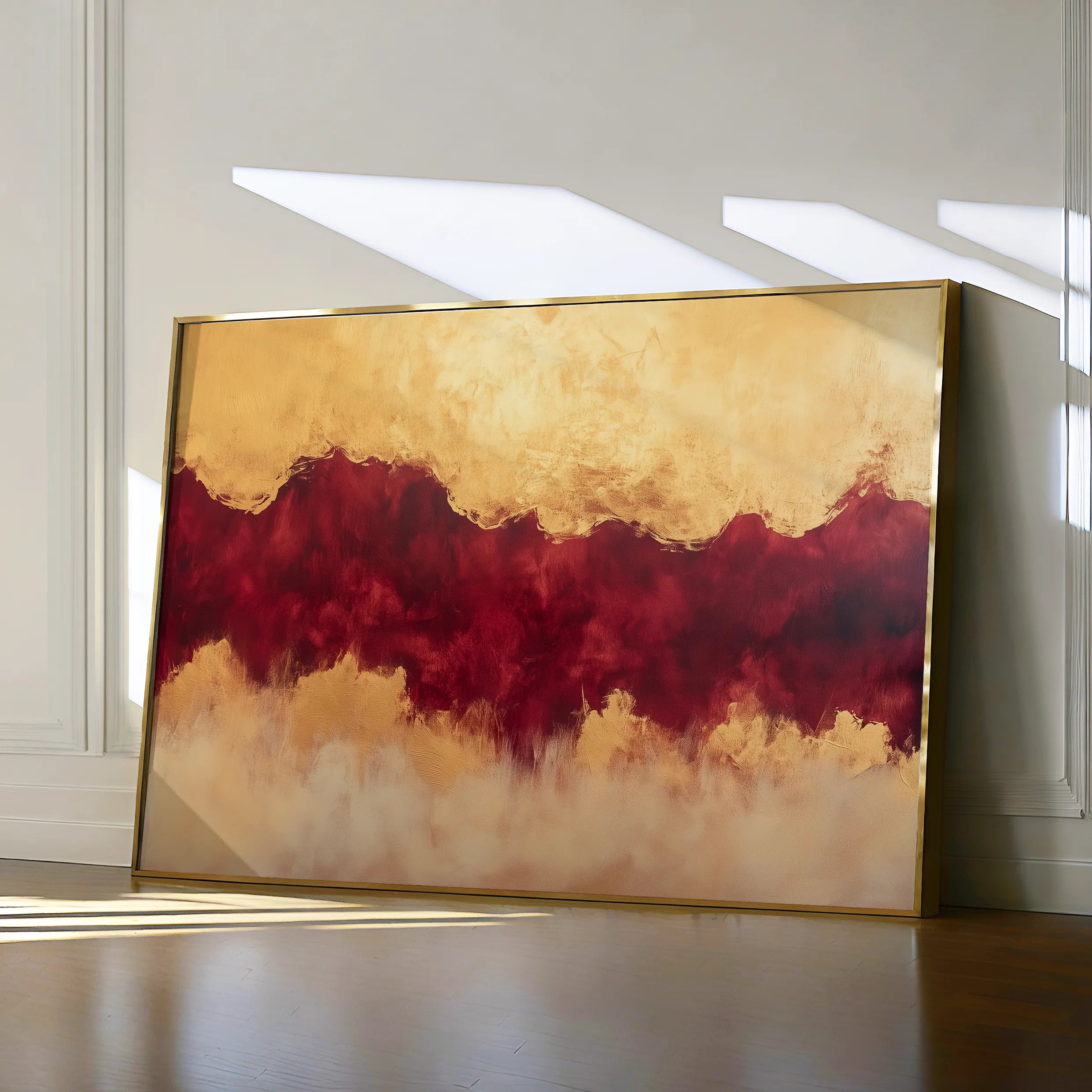 Abstract 529 Canvas Art 18" x 24" / 45 x 60 cm / Black