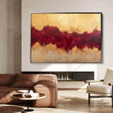 Abstract 529 Canvas Art 18" x 24" / 45 x 60 cm / Black