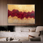 Abstract 529 Canvas Art 18" x 24" / 45 x 60 cm / Black