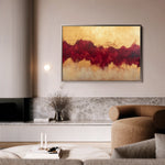 Abstract 529 Canvas Art 18" x 24" / 45 x 60 cm / Black