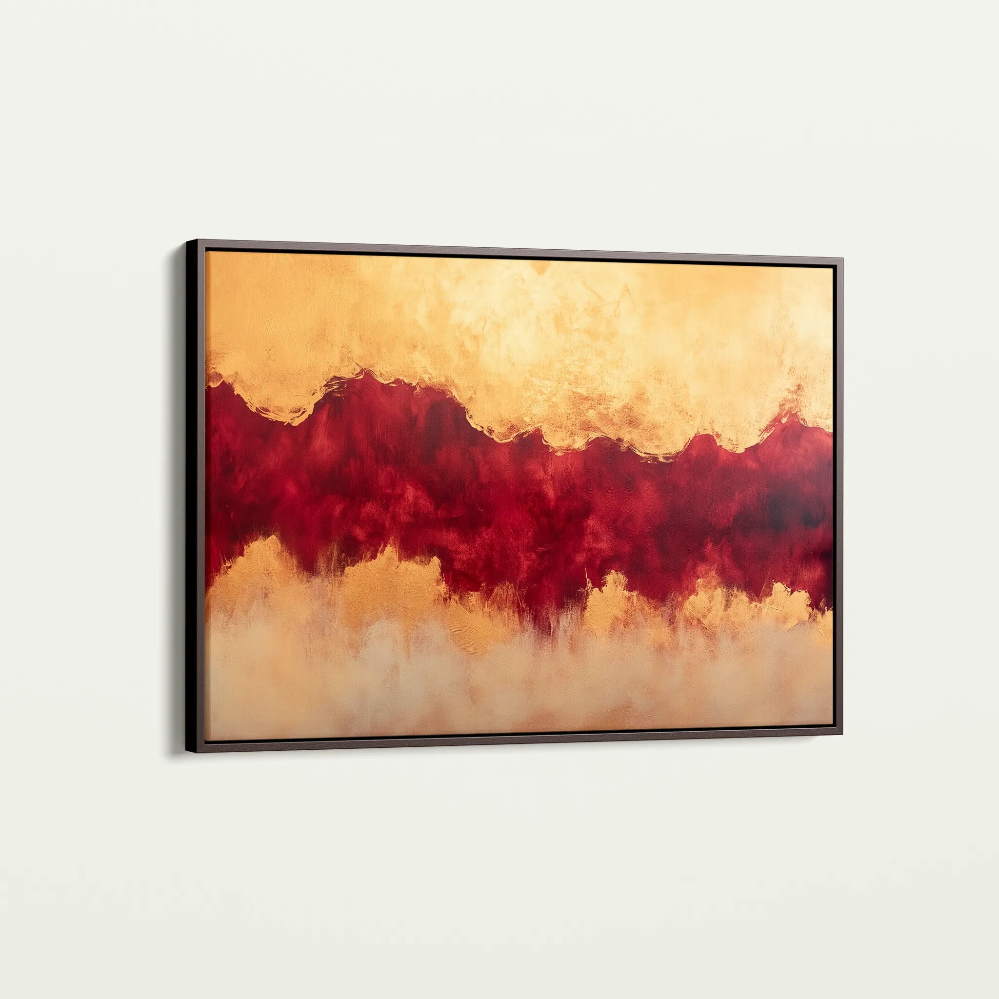 Abstract 529 Canvas Art 18" x 24" / 45 x 60 cm / Black