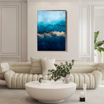 Abstract 530 Canvas Art 18" x 24" / 45 x 60 cm / Black