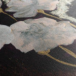 Floral 530 Canvas Art 18" x 24" / 45 x 60 cm / Black
