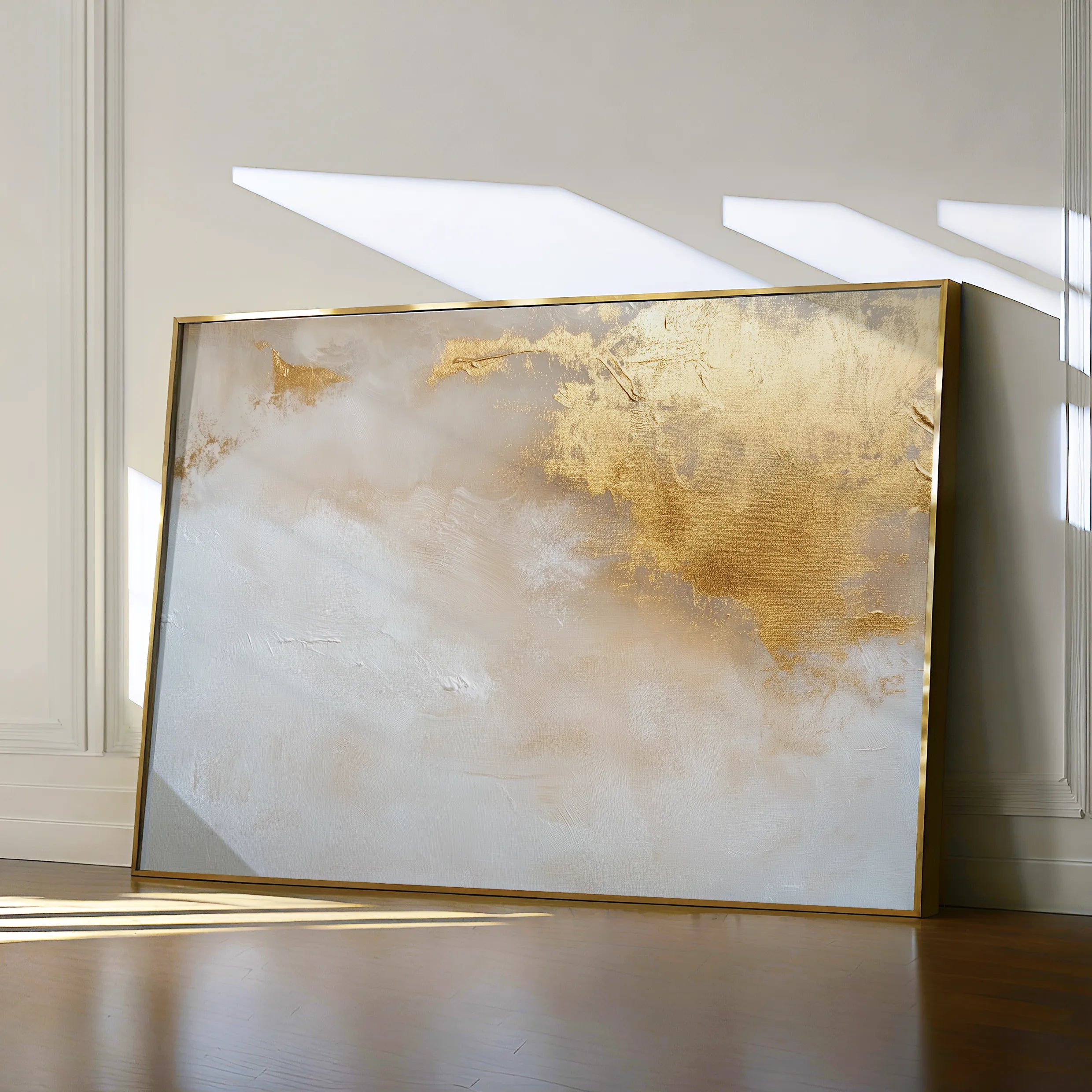 Abstract 531 Canvas Art 18" x 24" / 45 x 60 cm / Black