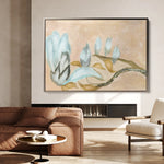 Floral 531 Canvas Art 18" x 24" / 45 x 60 cm / Black