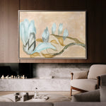 Floral 531 Canvas Art 18" x 24" / 45 x 60 cm / Black