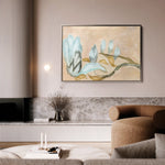Floral 531 Canvas Art 18" x 24" / 45 x 60 cm / Black