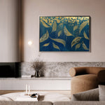 Floral 532 Canvas Art 18" x 24" / 45 x 60 cm / Black