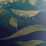 Floral 532 Canvas Art 18" x 24" / 45 x 60 cm / Black