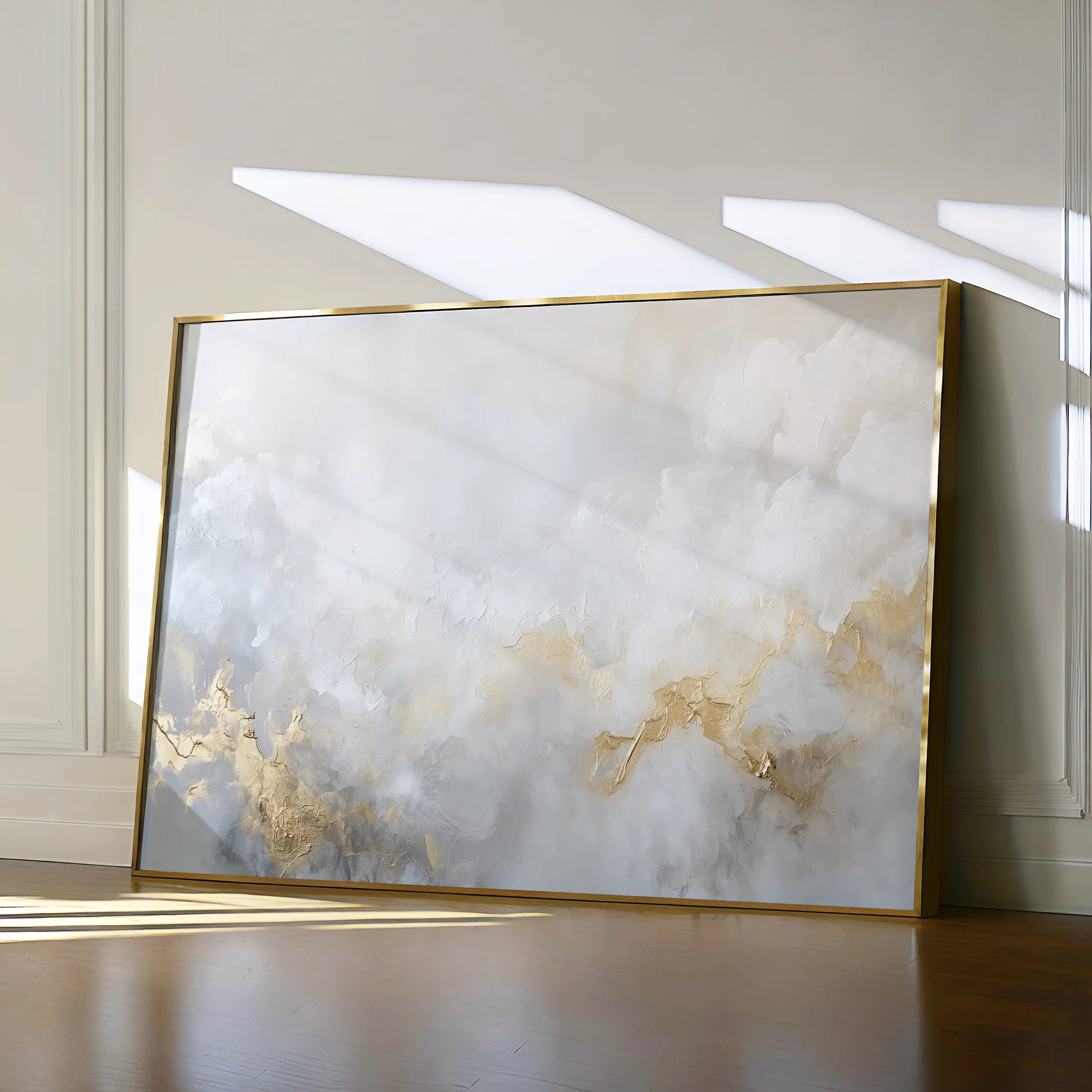 Abstract 533 Canvas Art 18" x 24" / 45 x 60 cm / Black