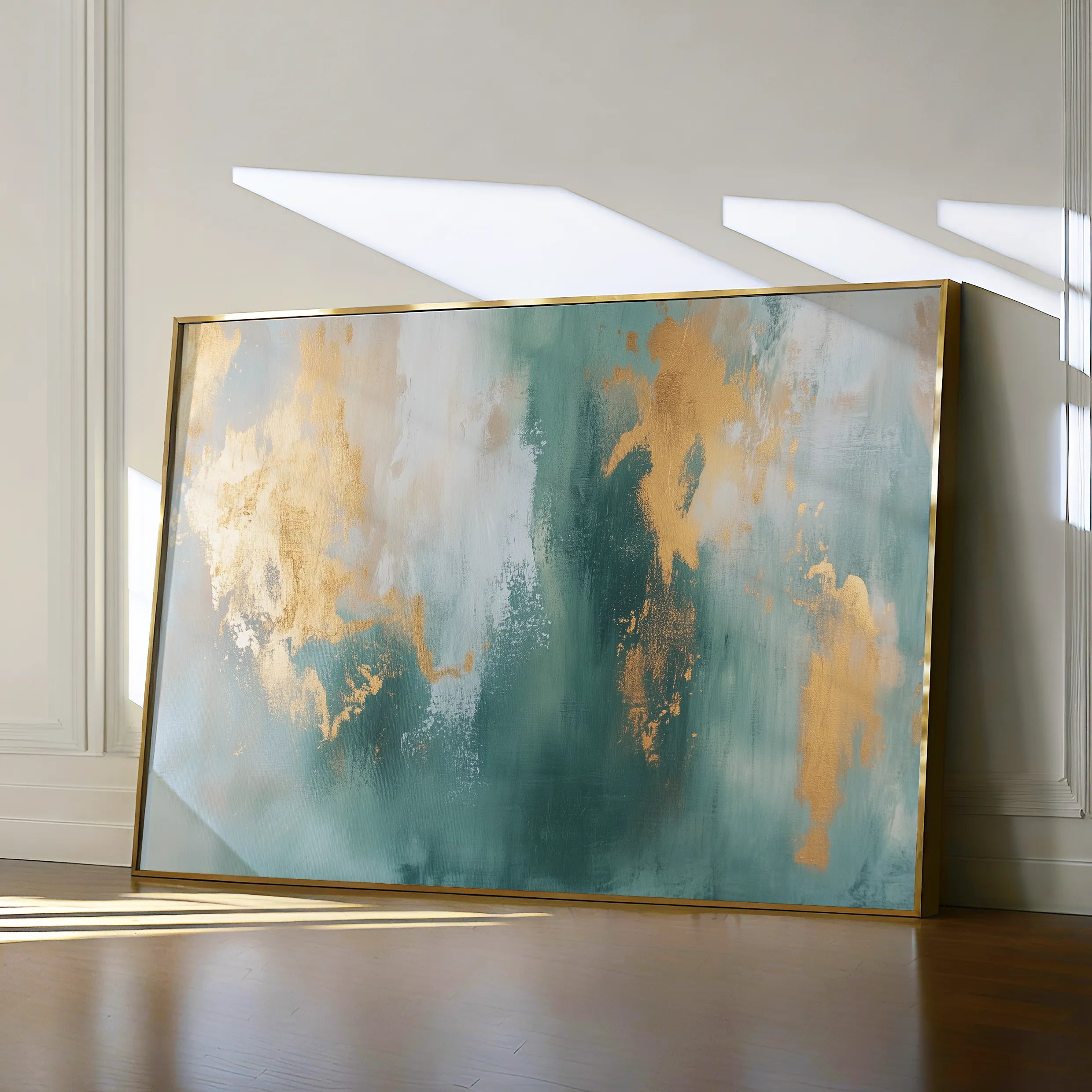 Abstract 534 Canvas Art 18" x 24" / 45 x 60 cm / Black