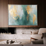 Abstract 534 Canvas Art 18" x 24" / 45 x 60 cm / Black