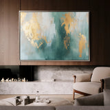 Abstract 534 Canvas Art 18" x 24" / 45 x 60 cm / Black