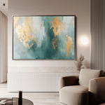 Abstract 534 Canvas Art 18" x 24" / 45 x 60 cm / Black